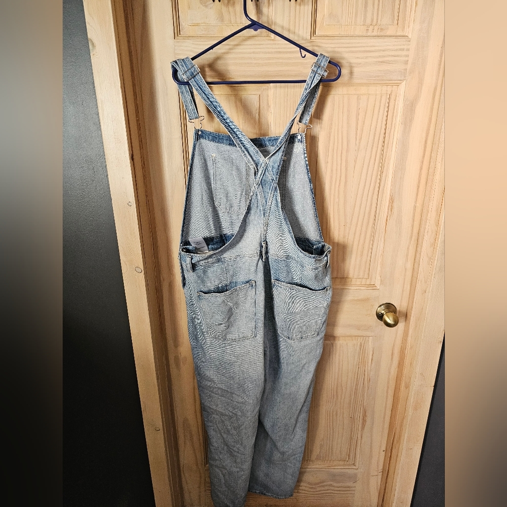 Super soft Silver Jeans Overalls